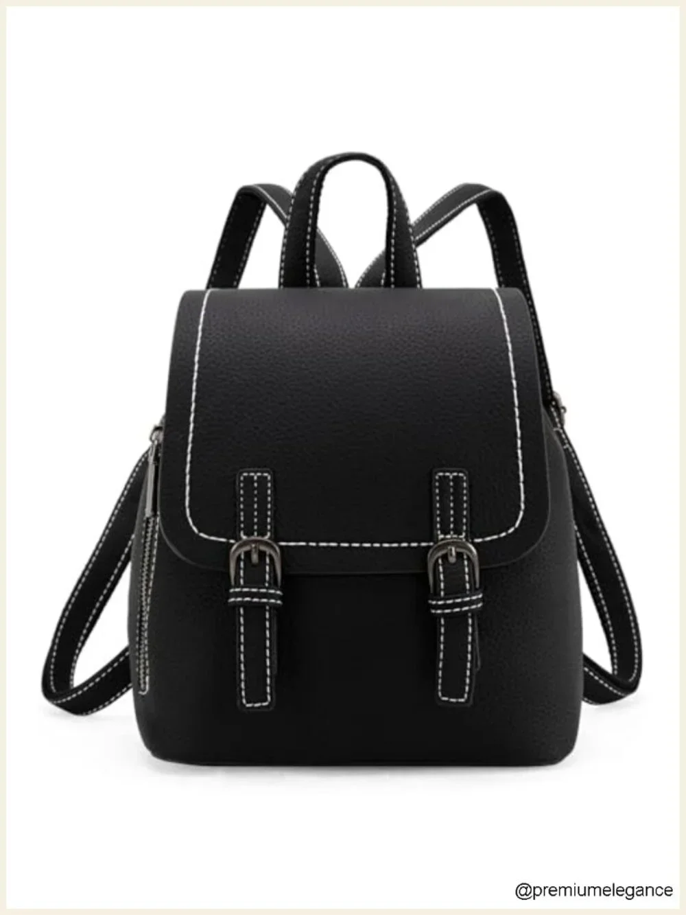 Vegan Leather Mini Backpack Purse Convertible Shoulder Bag Daypack